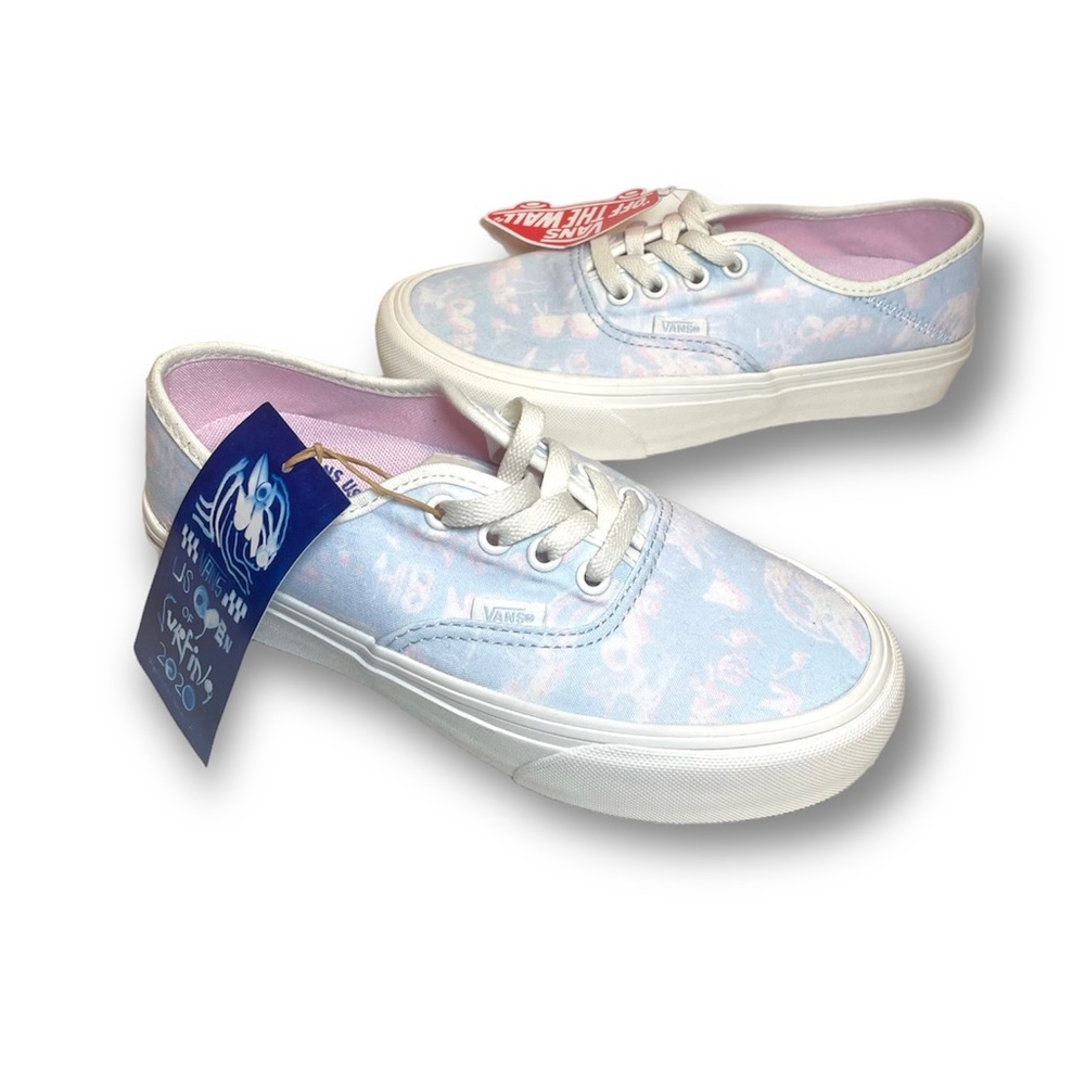 New Vans Authentic US Open Tie Dye Shoes